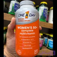 قرص مولتی ویتامین کامل بانوان بالای 50 سال وان ا دی بایر 300 عددی | One A Day Women's 50+ Complete Multivitamin 300 Tablets