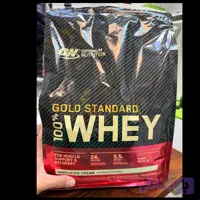 پودر پروتئین وی گلد استاندارد کیسه‌ای اپتیموم نوتریشن 4.54 کیلوگرم (10 پوند) | Optimum Nutrition Gold Standard 100%