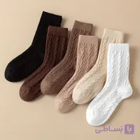 جوراب ساقدار زنانه برجسته زنجیری
