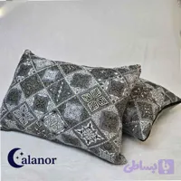 روبالشتی مخمل دو زیپ طرح دار شیک