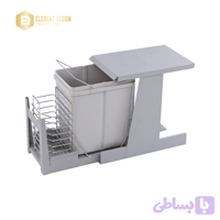 سطل زباله تک مخزن کابینت آدلان مدل هلنا کد 841