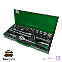 جعبه بکس 1/2 کوتاه 6 پر 26 پارچه تاپ تول -GCAD2607