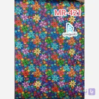 برچسب شیشه مات کن رنگی عرض 60 سانت کد MR421 طرحدار
