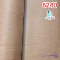 برچسب کابینت طرح چوب کد 6240 برجسته کرم ضخیم