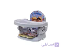 صندلی غذای کودک مدل پرتابل + کاسه و قاشق با تشک نرم عروسکی سواندا Suvanda