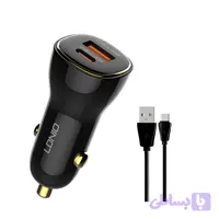 شارژر فندکی 60 وات الدینیو مدل C103 به همراه کابل USB-C
