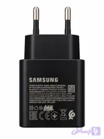 شارژر دیواری 45 وات سامسونگ مدل EP-T4510، اتصال دوشاخه استاندارد ایران، درگاه خروجی USB-C، دارای قابلیت شارژ فوق سریع، ورژن 2 تکنولوژی شارژ PD 3.0