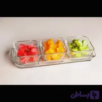اردوخوری بلور کاوه مدل باروک 3 خانه
