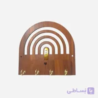 جاکلیدی چوبی همراه با 4جای آویز