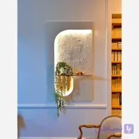 تابلو زنده دیواری مدرن با نور سفید مدل الارا