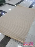فرش مراکشی کرم نسکافه ای بافت لوپ