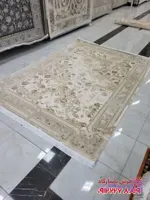 فرش صدفی طلایی 1500 شانه افشان مدل 3222