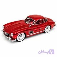 ماشین فلزی چه ژی مدل بنز SL300 کروم مقیاس 1/24
