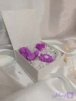 باکس شمع تدی بنفش