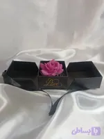 باکس شمع رز صورتی لاکچری ( رز باکس)
