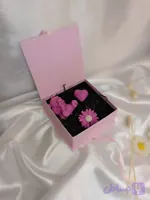 باکس شمع تدی صورتی