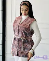 جلیقه تدی زنانه طرح سنتی