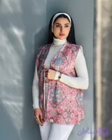 جلیقه تدی زنانه طرح سنتی
