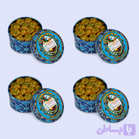 سوهان حبه ای با کره و نباتی مخلوط 230 گرمی مجموعه 4 قوطی