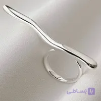 انگشتر مینیمال کشیده