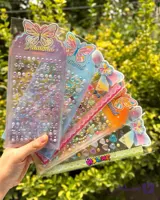 استیکر نگین چسبی دخترانه طرح کریستال