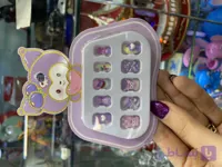ناخن مصنوعی استیکری رنگی رنگی کرومی