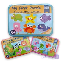 پازل چوبی 6 عددی My first puzzle