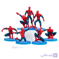 فیگور مرد عنکبوتی مجموعه 7 عددی