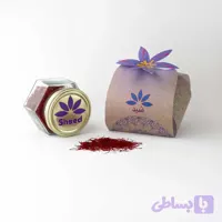 زعفران درجه یک شید بسته بندی شش ضلعی شیشه ای