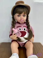 عروسک هوشمندکامل سیلیکونی اورجینال قد۵۵ سانت (کد L8NED)