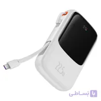 پاوربانک باسئوس مدل Qpow Pro ظرفیت 10000 میلی آمپر ساعت