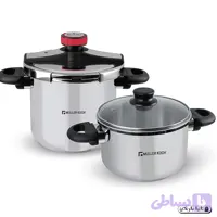 زودپز استیل کورکماز ۶ لیتری مدل 5+1L