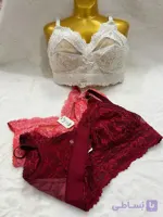 سوتین گلدوزیدار طرحدار توری آیسا🧶