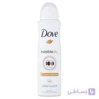 اسپری ضد تعریق داو مدل Invisible Dry Clean Touch حجم 250 میلی‌لیتر | Dove Invisible Dry