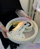 ست سینی و جا حلقه نامزدی مرواریدبافی