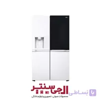 یخچال فریزر ساید بای ساید ال جی مدل X39 رنگ نقره ای مونتاژ چین