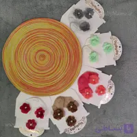 ست هد بند و جوراب گل مخملی