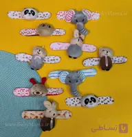 مچ بند نوزادی عروسکی حیوانات