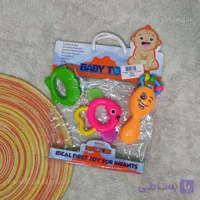 جغجغه 2 عددی baby toys