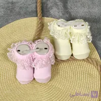 پاپوش نوزادی لب تور دخترانه