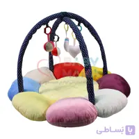 تشک بازی مخمل مدل گل