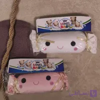 بالش مخمل گلدوزی شکلاتی