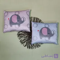 بالش بچگانه دورو مخمل چاپی