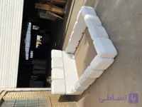 تخت خواب پارچه ای مینیمال و پینترستی