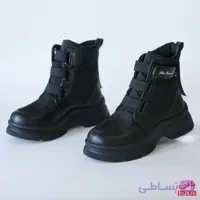 نیم بوت ساق دار دخترانه کاپشنی کد : ۶۰۶