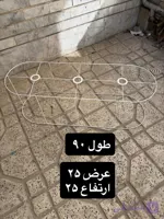 لوستر بیضی طول ۹۰ ارتفاع ۲۵  عرض ۲۵