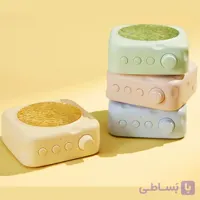اسپیکر بلوتوثی و چراغ خواب فانتزی Runmei LK13 | نور RGB با طراحی پنیر