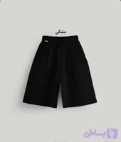 شلوارک لینن کمردکمه