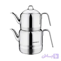 خريد قسطی کتری و قوری کرکماز آسترا مدل A113 گنجایش کتری 2.8 لیتر گنجایش قوری 1.6 لیتر