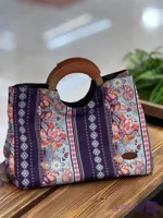 ساک دستی طرح گلدار